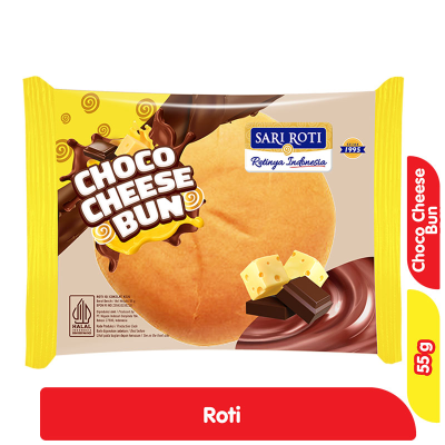 Sari Roti Choco Cheese Bun 55 g