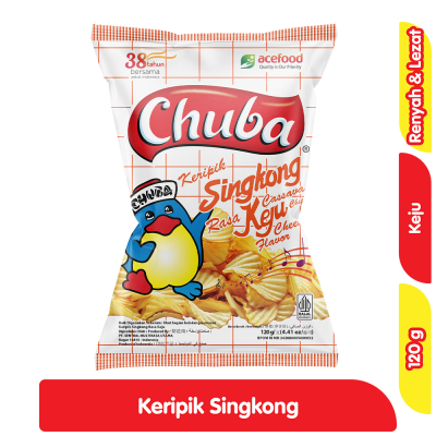Chuba Keripik Singkong Rasa Keju 120 g